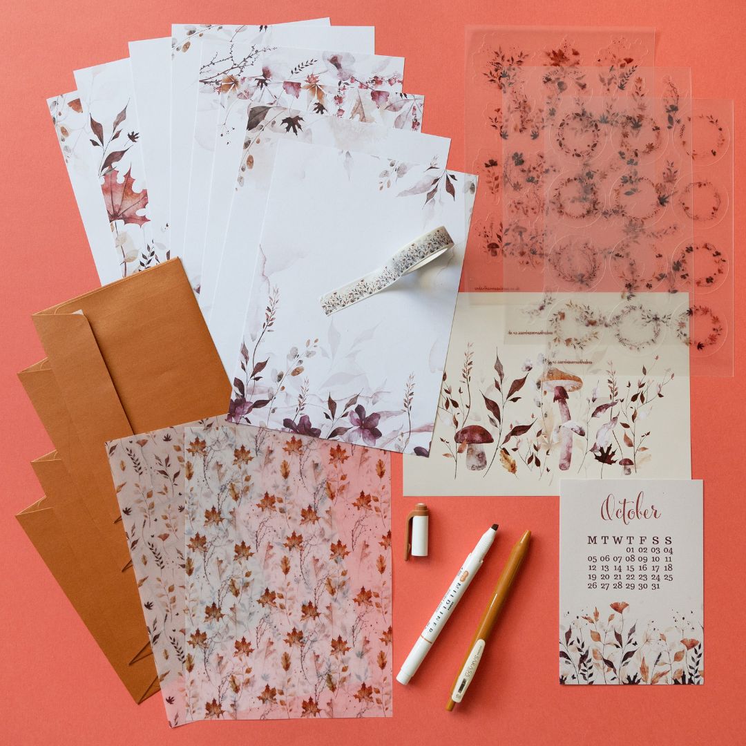 Autumn Leaves Rowan Berry Box
