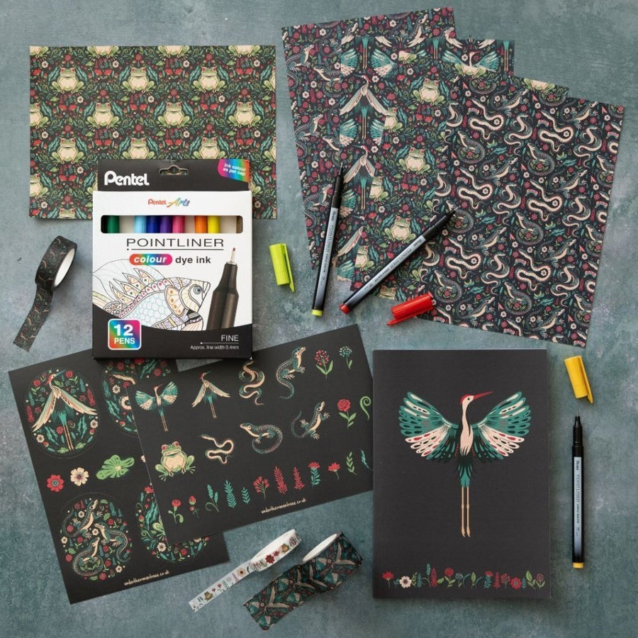 Dark Bloom After Dark Stationery Box - Under the Rowan Trees