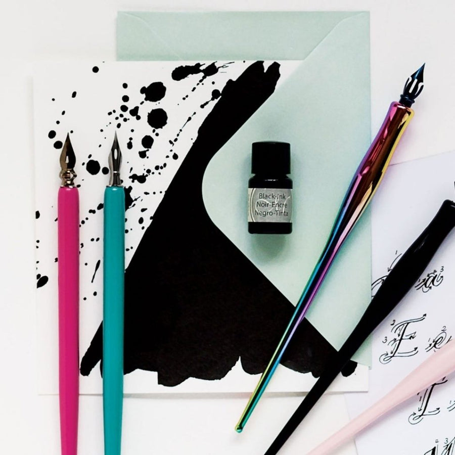 Dip Pens and Ink Drawing - Under the Rowan Trees