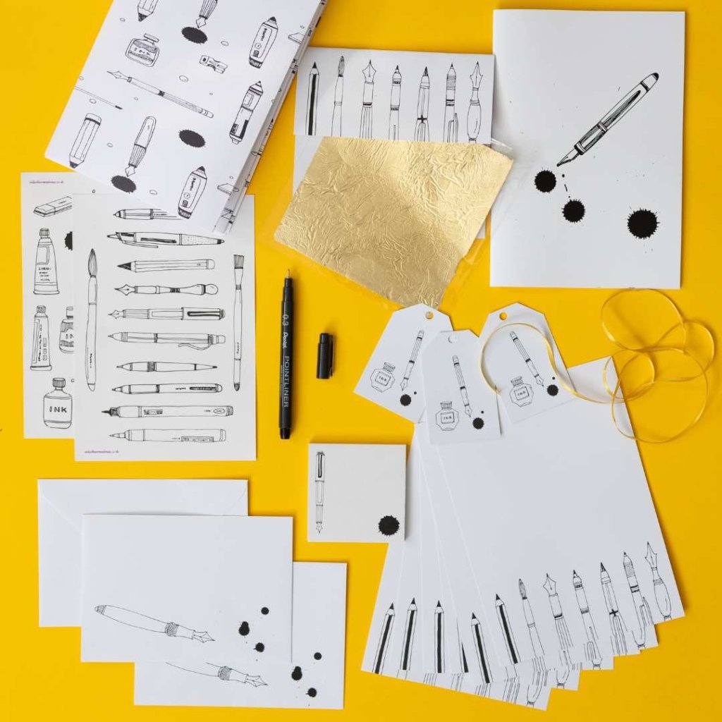Look inside our Rowan Berry Box for September - Stationery! - Under the Rowan Trees