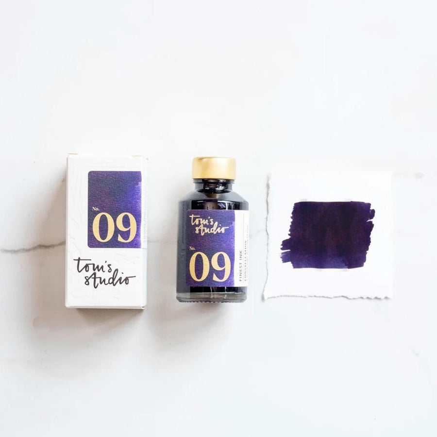 Fountain Pen Ink 50ml - Tom's Studio-Fountain Pen Inks-Tom's Studio-Deep Black