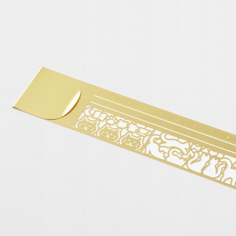 Midori Clip Ruler Cat A - Midori