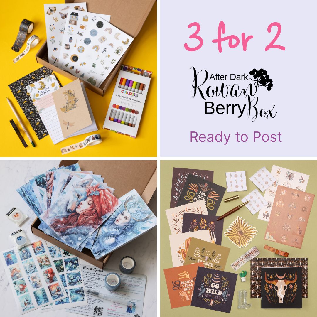3 for 2 on Ready to Post After Dark Stationery Boxes