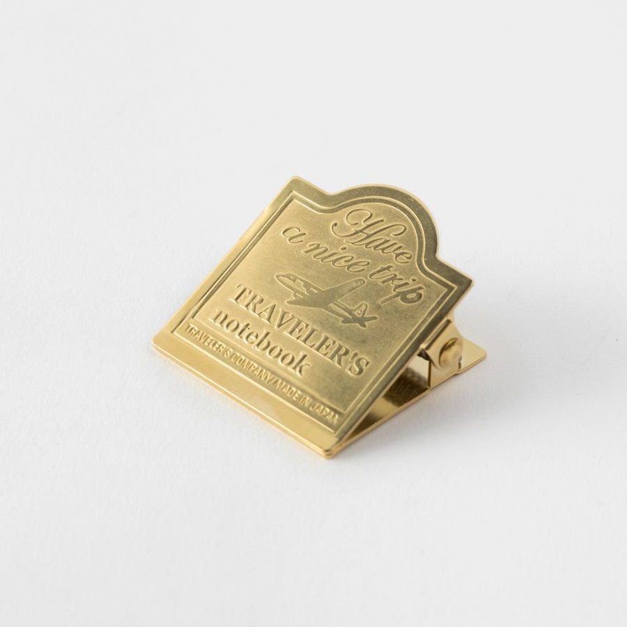 TRAVELER'S notebook Brass Clip Airplane - TRAVELER'S COMPANY