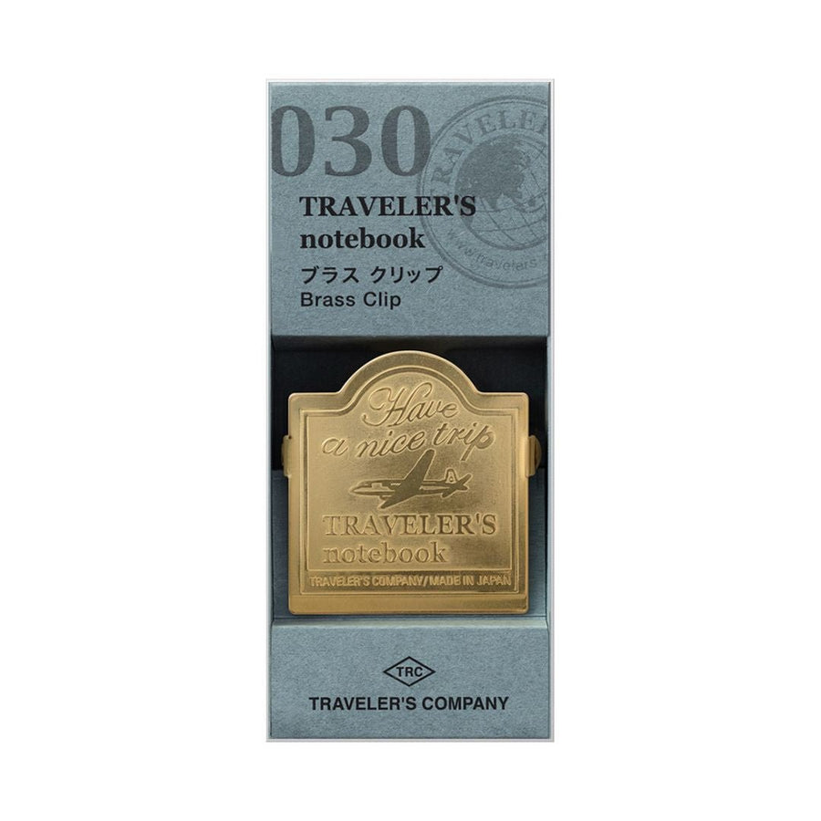 TRAVELER'S notebook Brass Clip Airplane - TRAVELER'S COMPANY