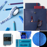 Blue Stationery