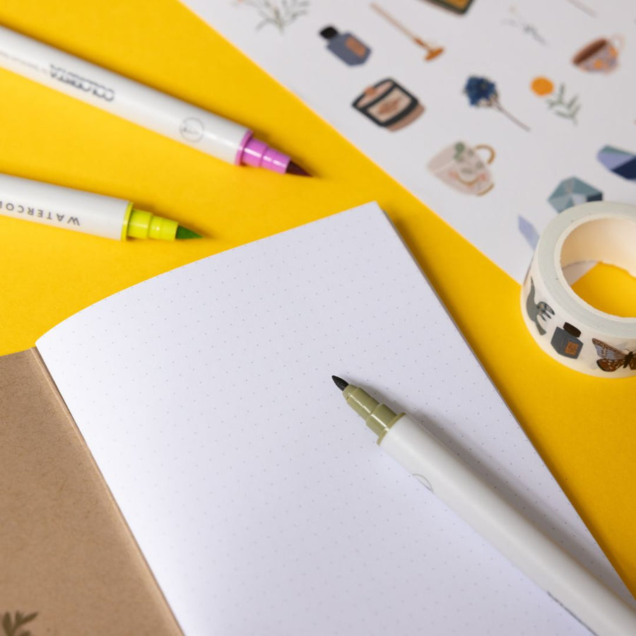 A6 Botany Notebook Under the Rowan Trees