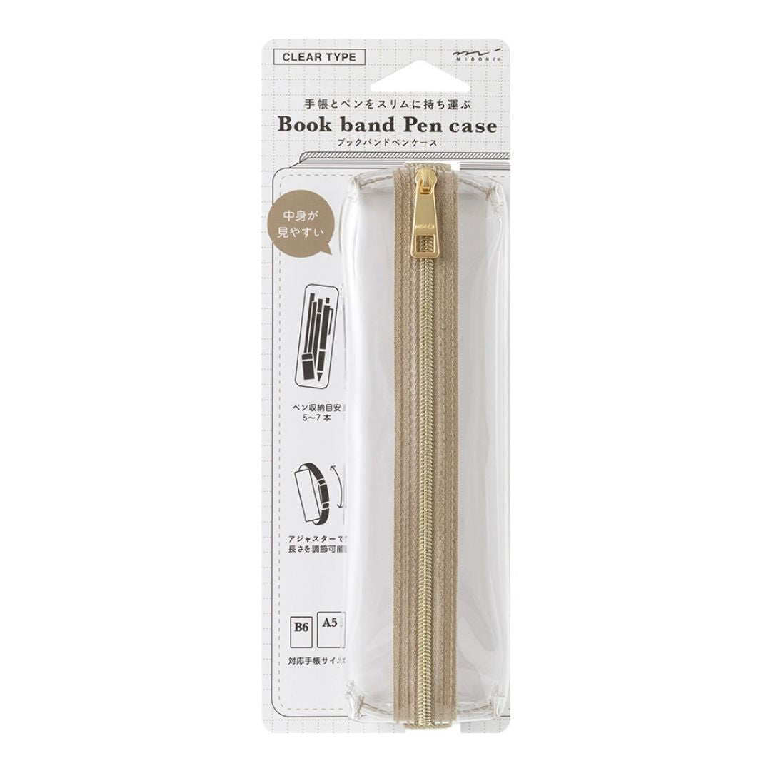 Midori Book Band Pen Case (B6-A5)
