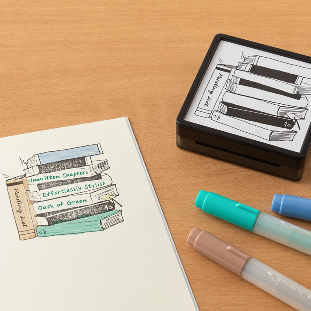 Midori Overseas Exclusive Paintable Stamp Pre-Inked