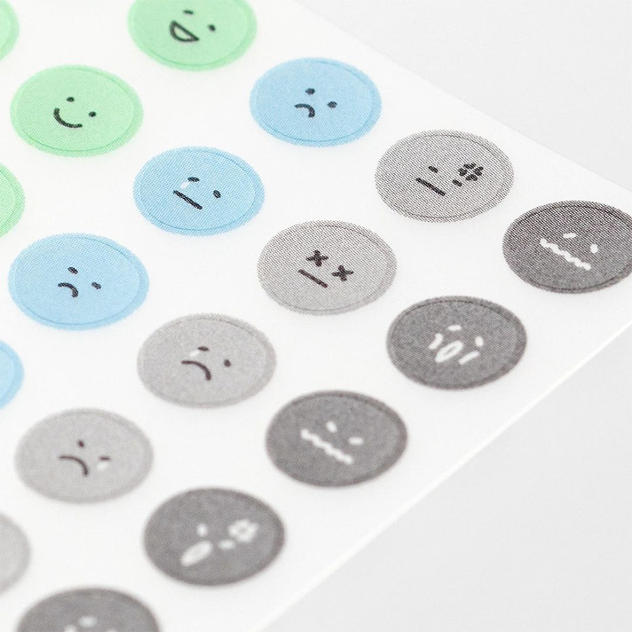 Midori PET Stickers Feeling Face