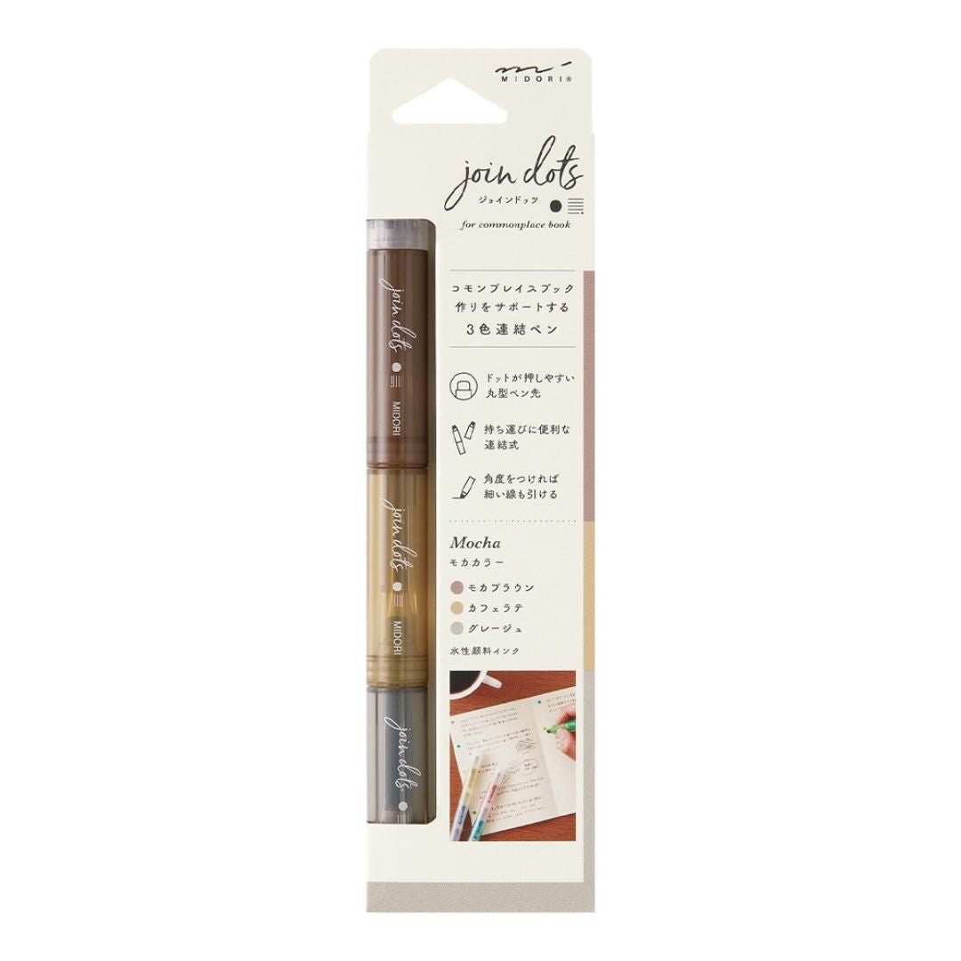 Dots Connection Pen Midori - Mocha - Under the Rowan Trees
