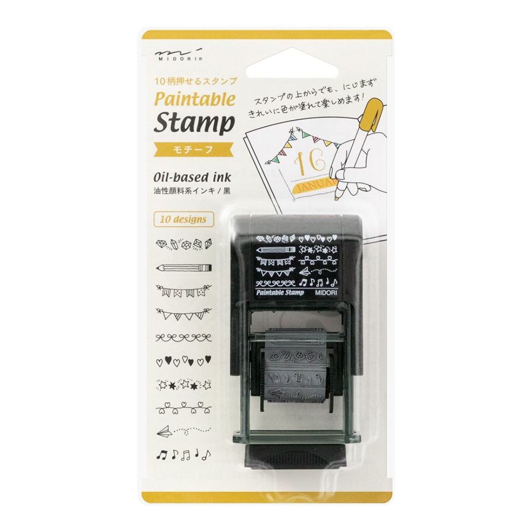 Midori Paintable Rotating Stamp - Motif - Under the Rowan Trees