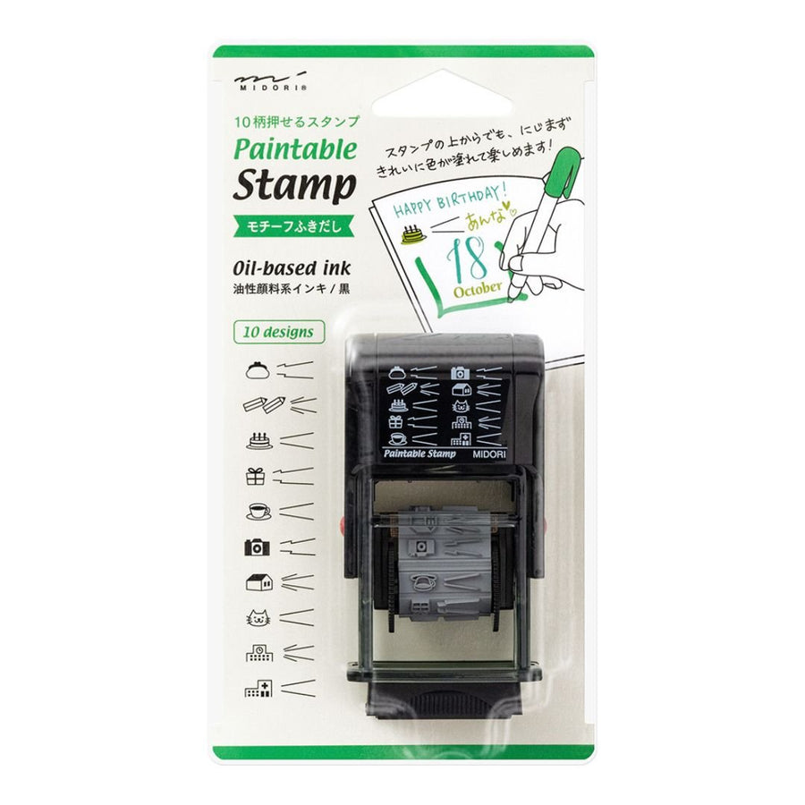 Midori Paintable Rotating Stamp - Speech Bubble - Under the Rowan Trees