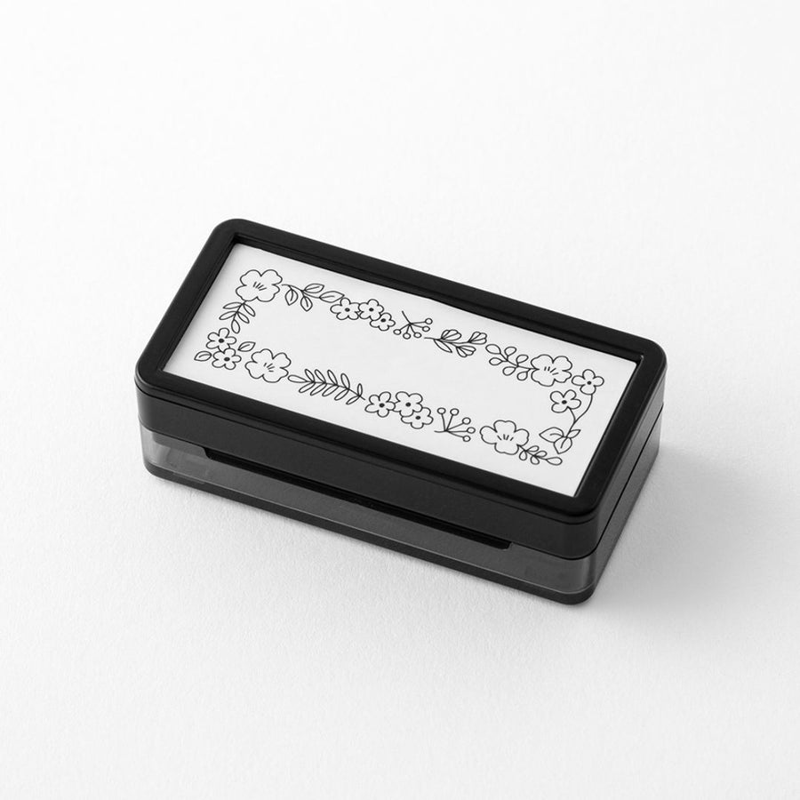 Midori Paintable Stamp Pre - Inked Half Size - Flower - Under the Rowan Trees