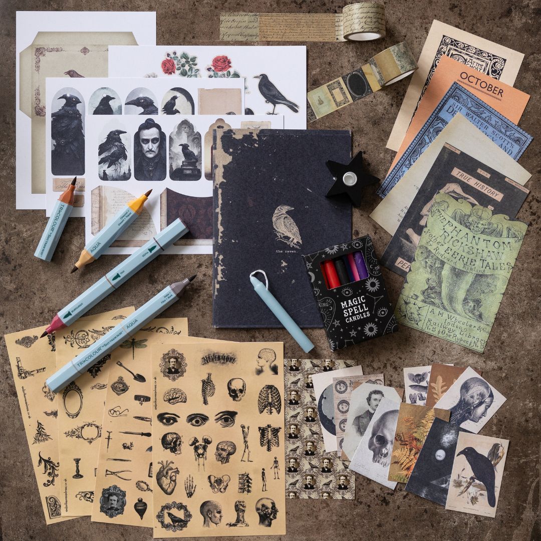 Edgar Allan Poe Themed Stationery Subscription Box 