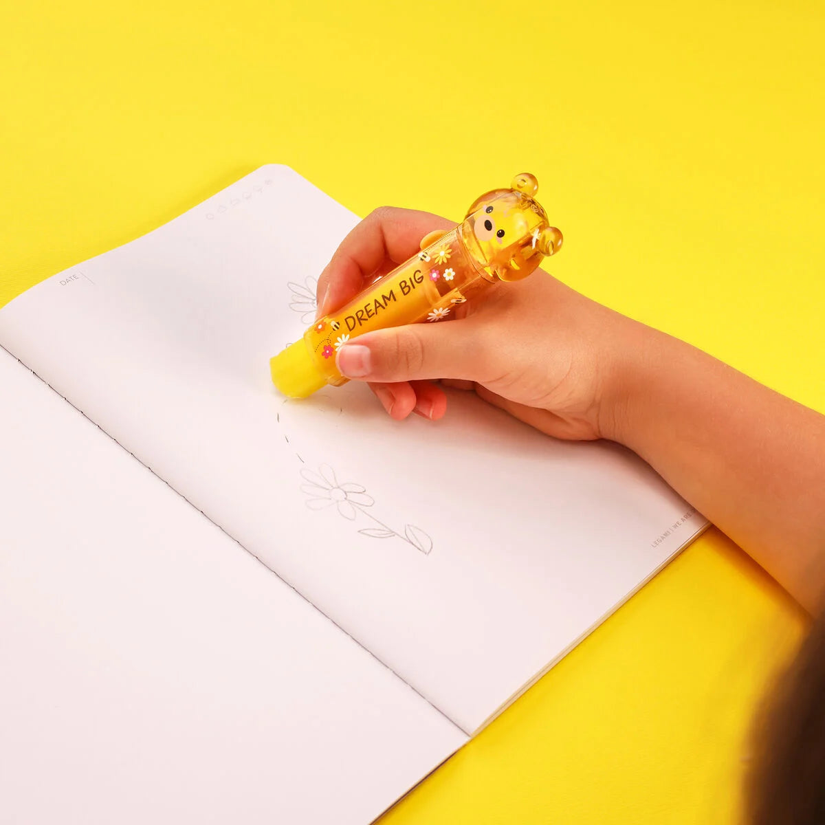 Retractable Eraser Teddy Bear