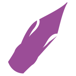 Purple Calligraphy Nib - Under the Rowan Trees