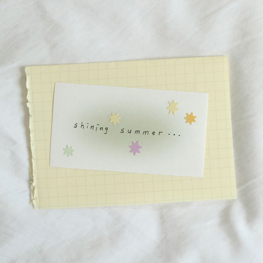 Pastel Stars Suatelier Stickers - Plain 81-83