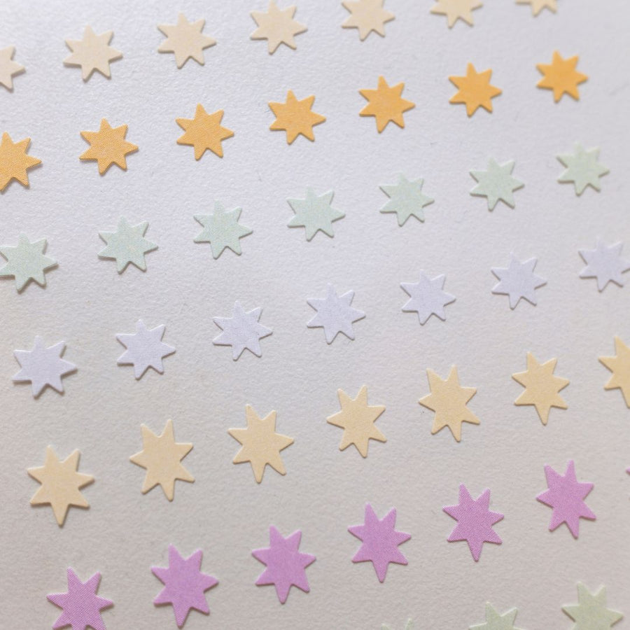 Pastel Stars Suatelier Stickers - Plain 81-83
