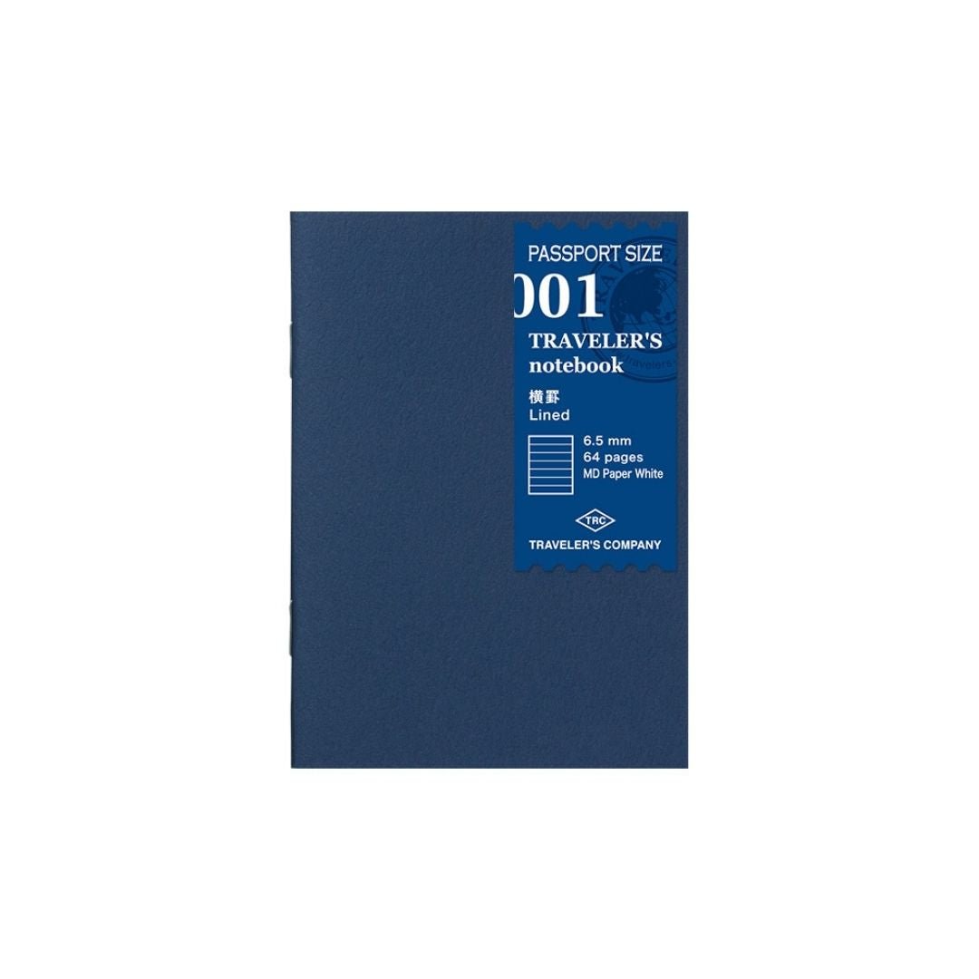 TRAVELER'S notebook Passport Size Refill 001 Lined - TRAVELER'S COMPANY