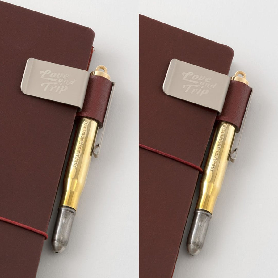 TRAVELER's notebook Pen Holder Red Love and Trip - TRAVELER'S COMPANY