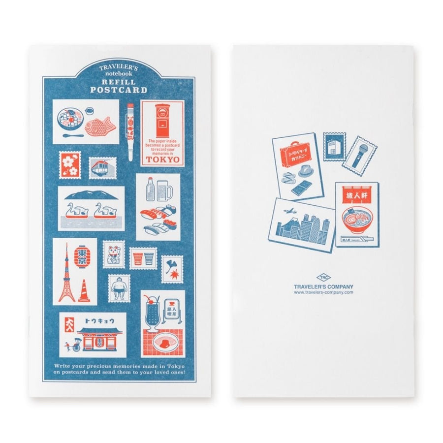 TRAVELER's notebook Standard Refills Tokyo Postcards - TRAVELER'S COMPANY