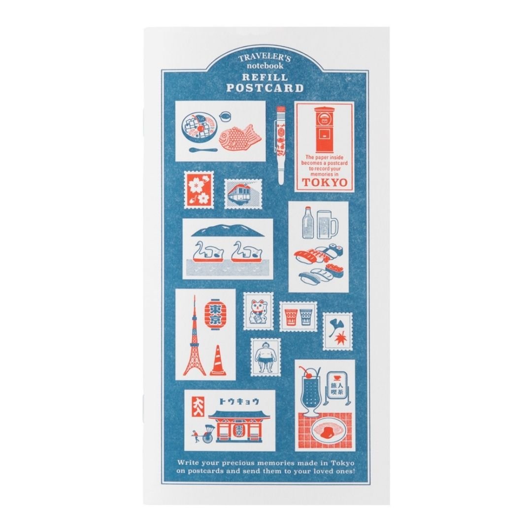 TRAVELER's notebook Standard Refills Tokyo Postcards - TRAVELER'S COMPANY
