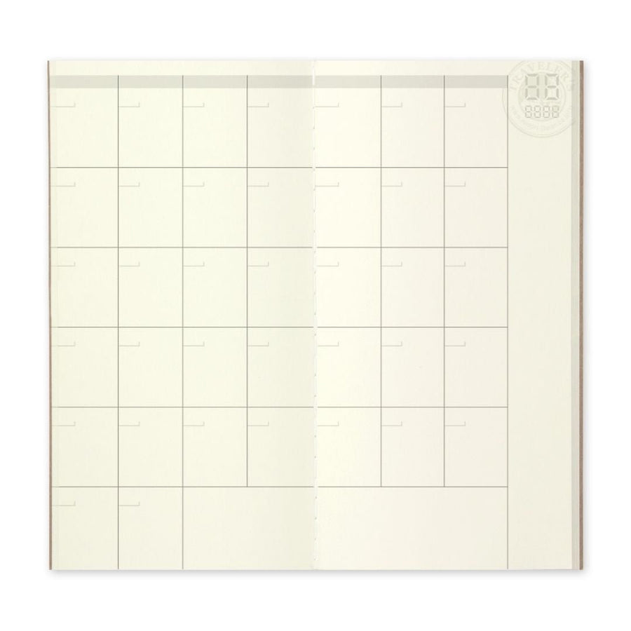 TRAVELER's notebook Standard Refills 017 Free Diary Monthly - TRAVELER'S COMPANY
