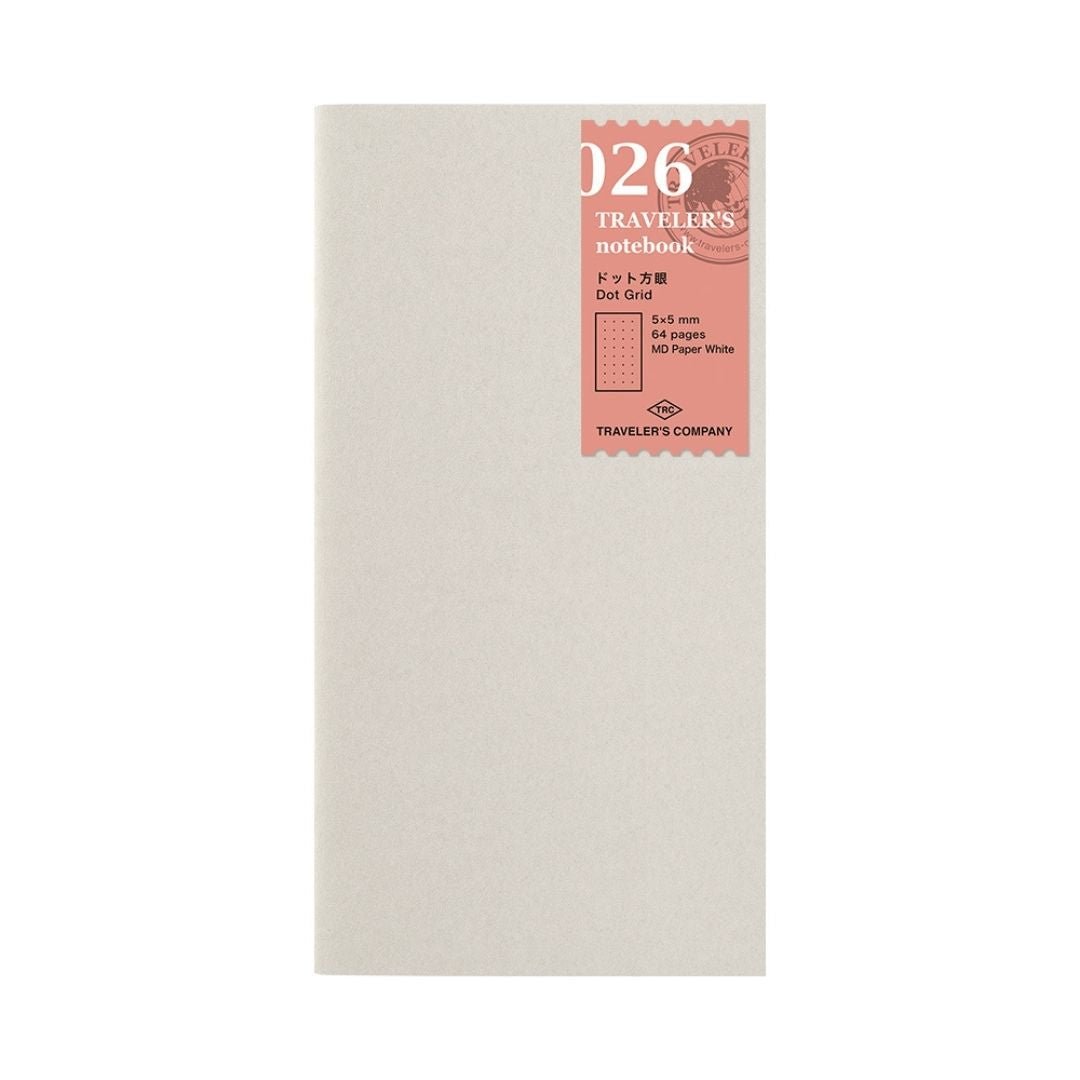 TRAVELER's notebook Standard Refills 026 Dot Grid - TRAVELER'S COMPANY