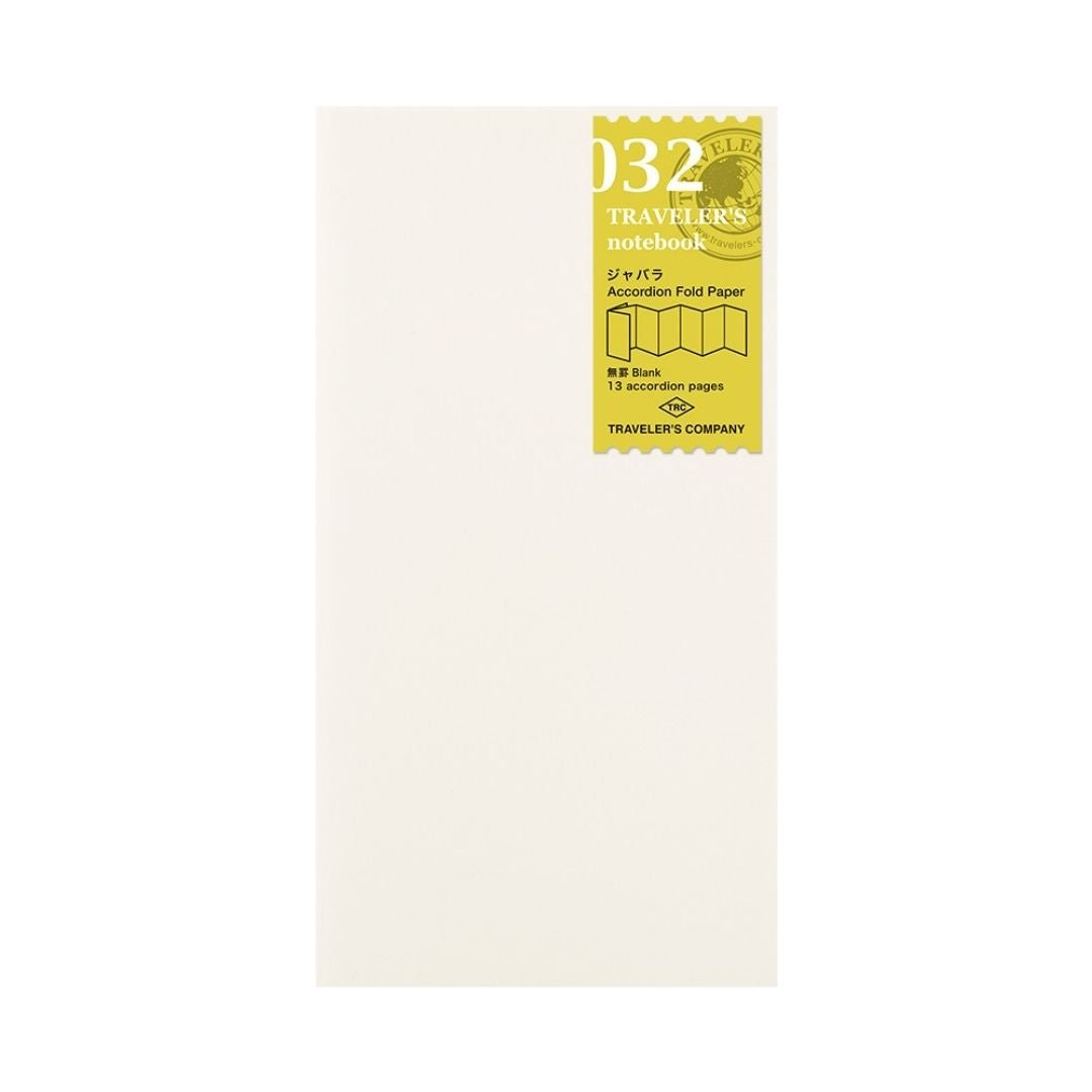 TRAVELER's notebook Standard Refills 032 Accordion Fold Paper - TRAVELER'S COMPANY