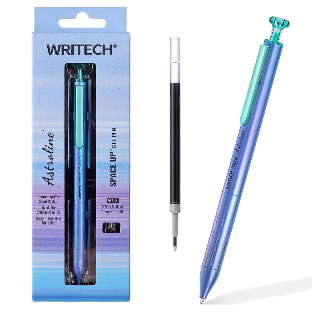 Writech Astroline Gel Pen 0.7mm + Black Refill