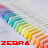 Zebra Brand Logo with Mildliner Pens