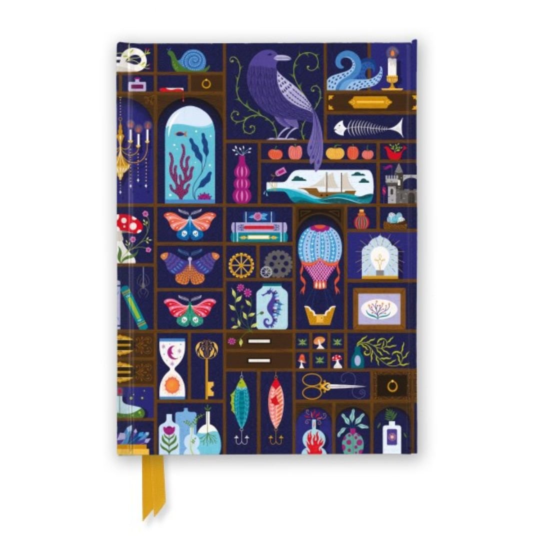 A Cabinet of Curiosities A5 Lined Journal - Jenny Zemanek - Flame Tree