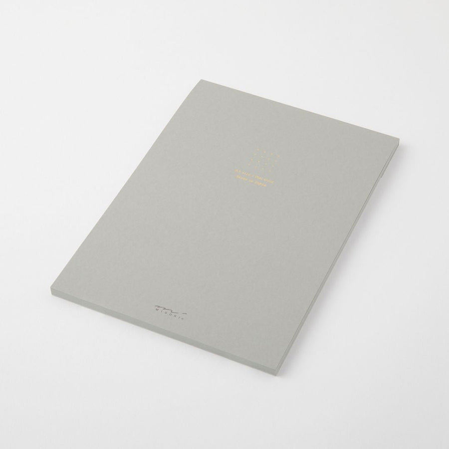 A5 Colour Dot Pad - Midori - Grey - Under the Rowan Trees