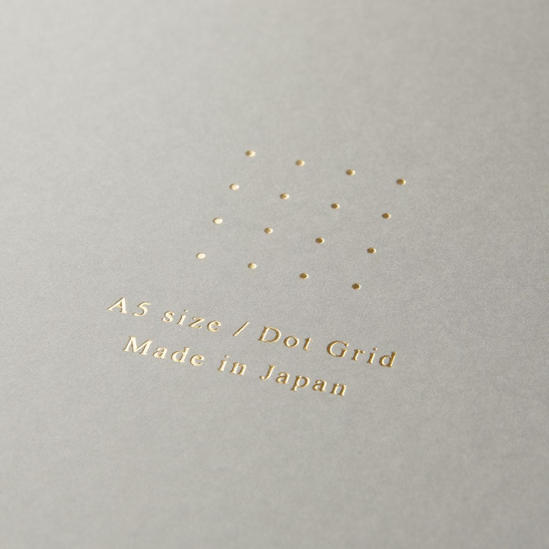 A5 Colour Dot Pad - Midori - Grey - Under the Rowan Trees