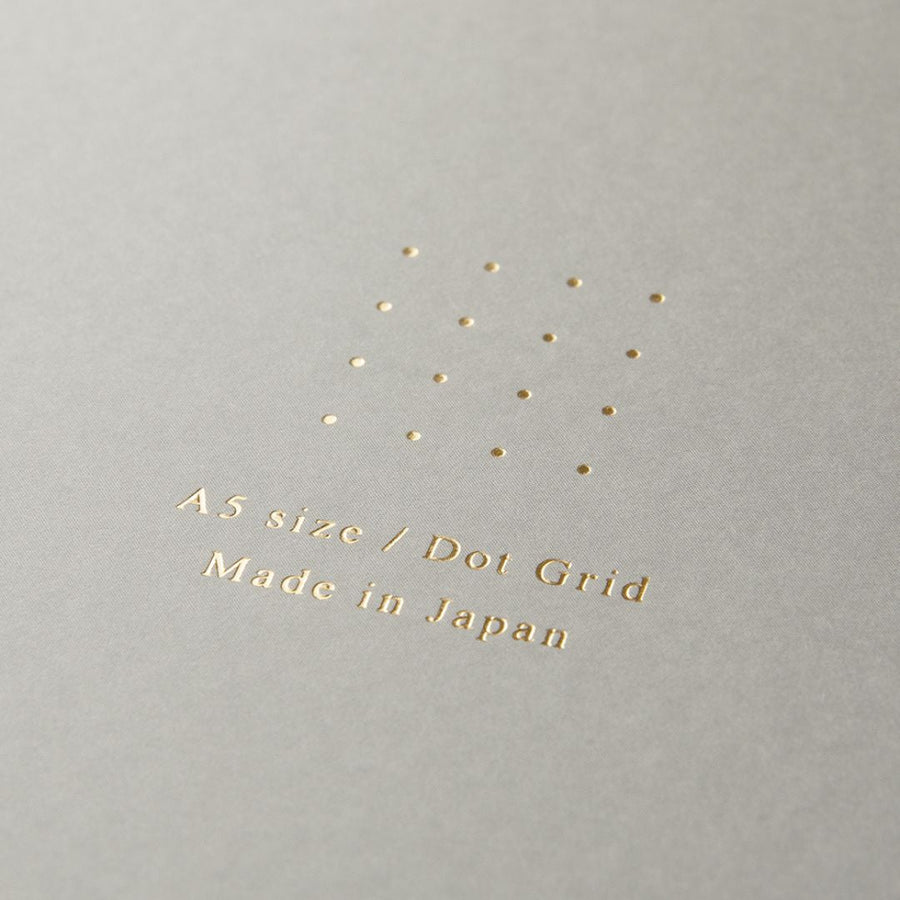 A5 Colour Dot Pad - Midori - Grey - Under the Rowan Trees