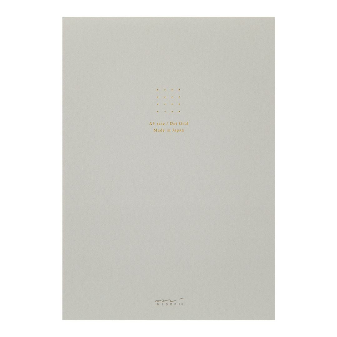 A5 Colour Dot Pad - Midori - Grey - Under the Rowan Trees