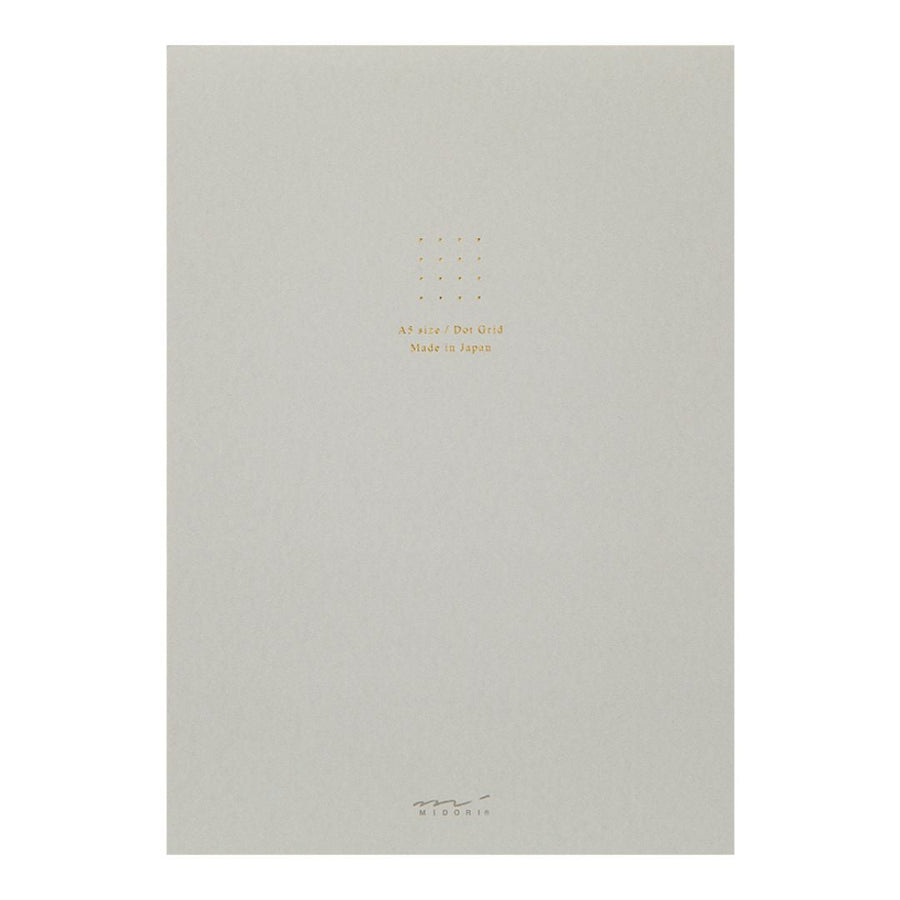 A5 Colour Dot Pad - Midori - Grey - Under the Rowan Trees