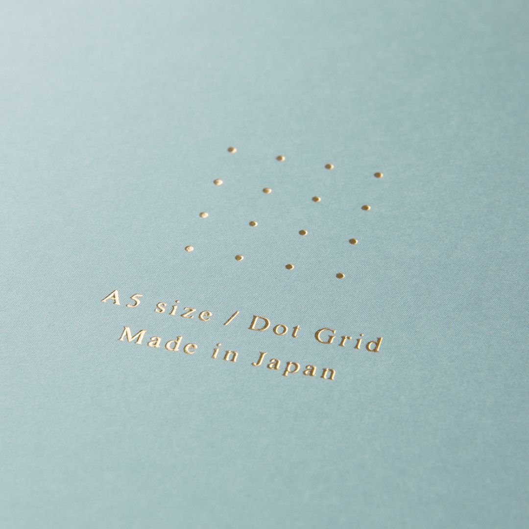 A5 Colour Dot Pad - Midori - Light Blue - Under the Rowan Trees