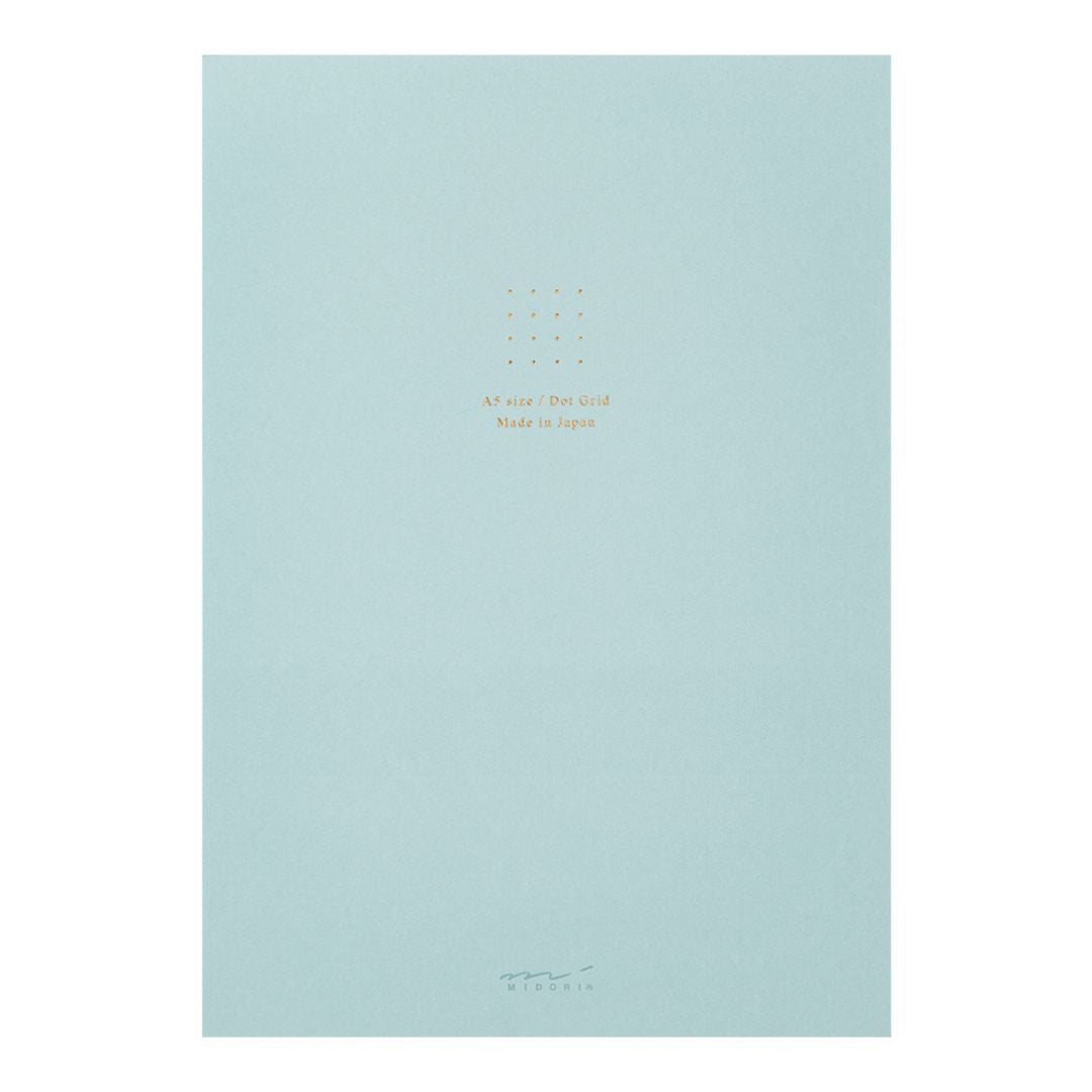 A5 Colour Dot Pad - Midori - Light Blue - Under the Rowan Trees