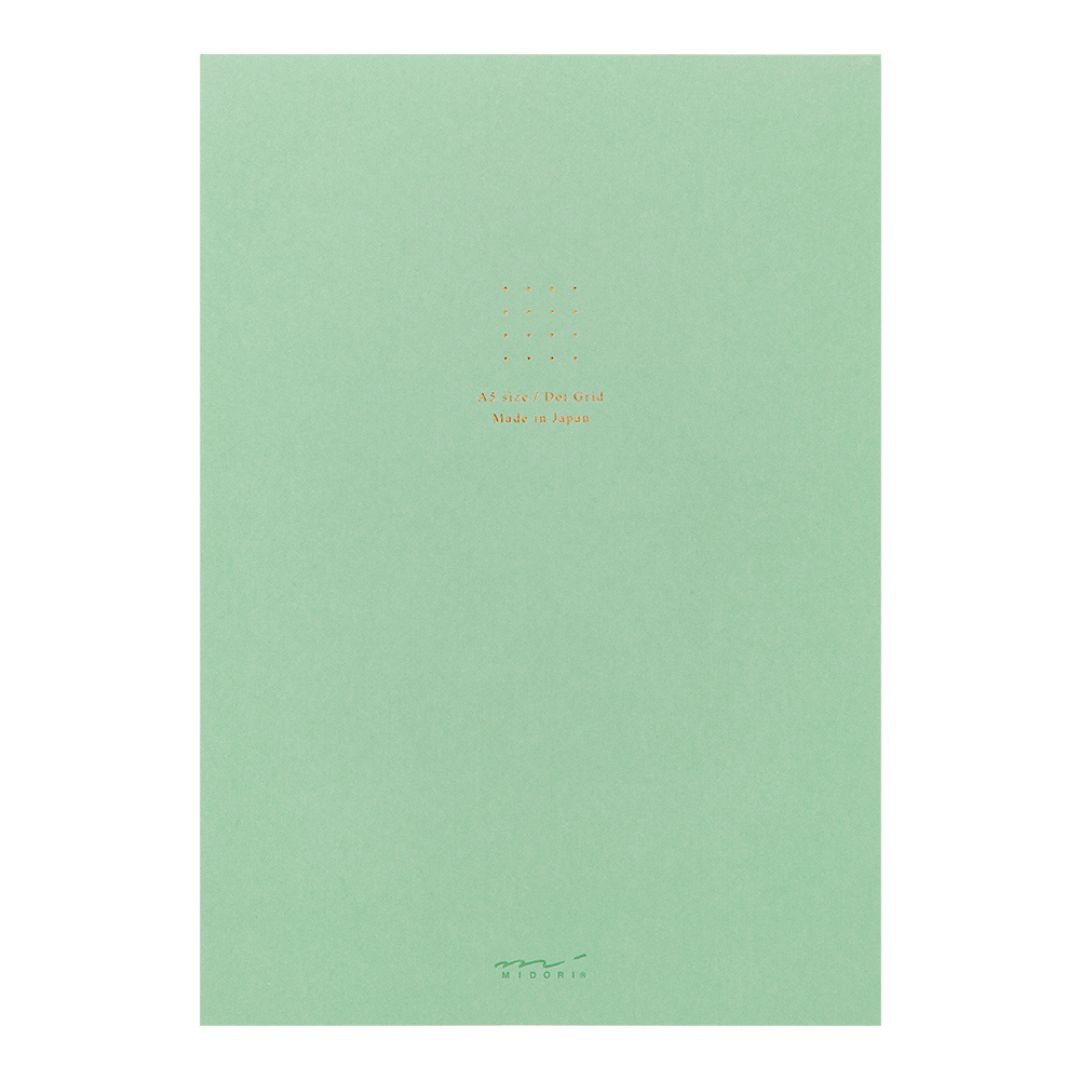 A5 Colour Dot Pad - Midori - Light Green - Under the Rowan Trees