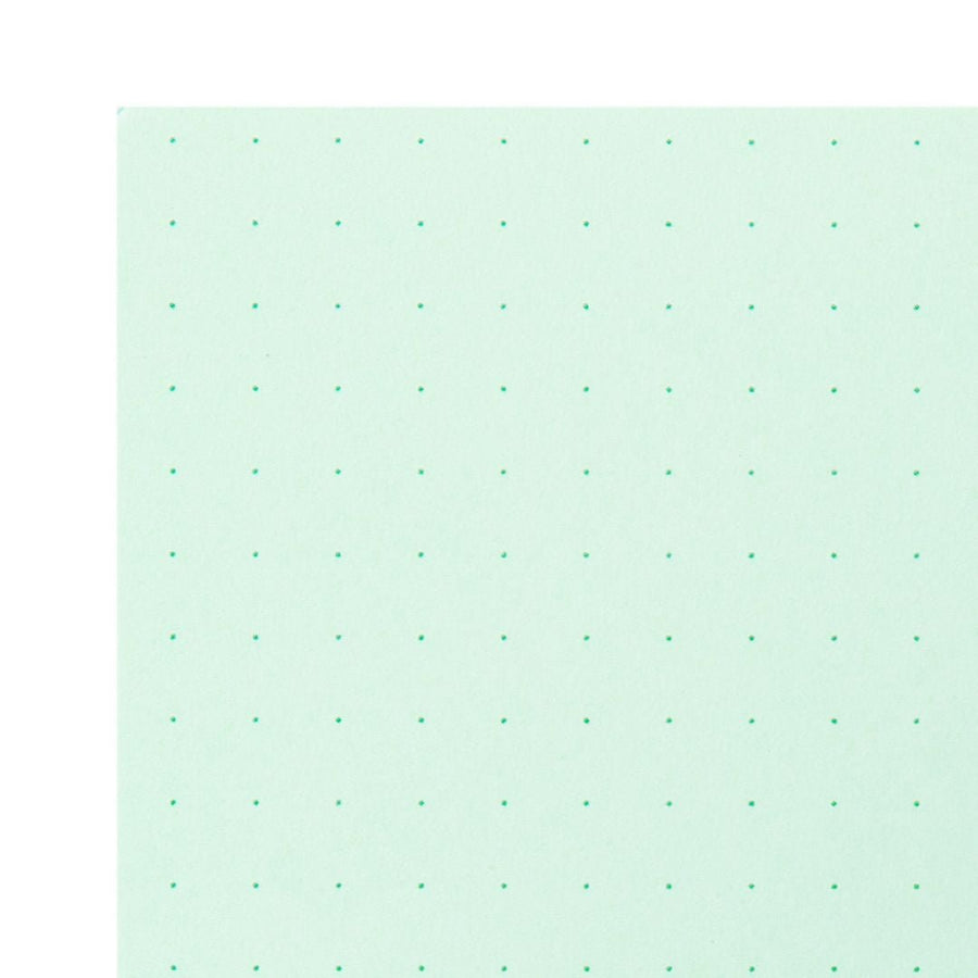 A5 Colour Dot Pad - Midori - Light Green - Under the Rowan Trees