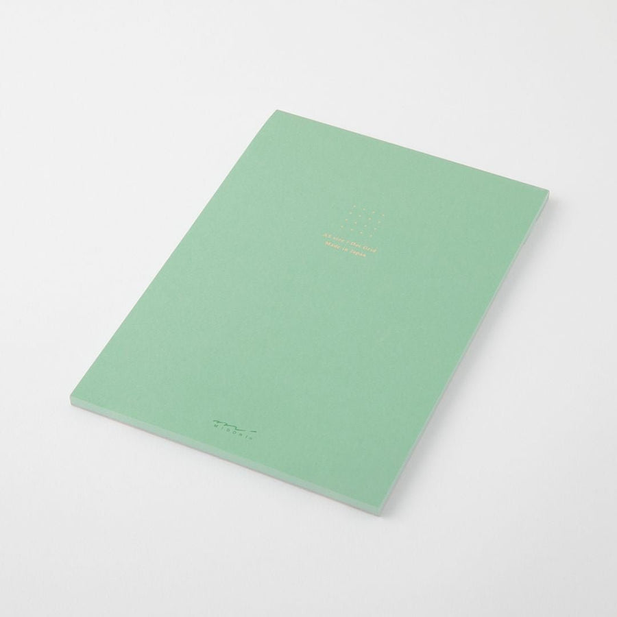 A5 Colour Dot Pad - Midori - Light Green - Under the Rowan Trees
