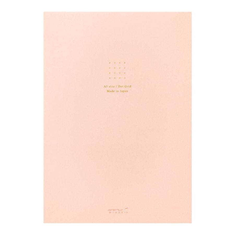 A5 Colour Dot Pad - Midori - Light Pink - Under the Rowan Trees