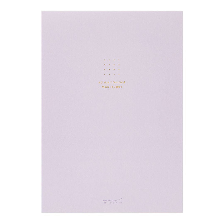 A5 Colour Dot Pad - Midori - Light Purple - Under the Rowan Trees