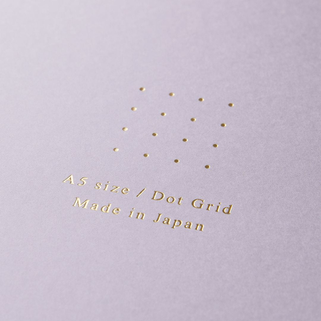 A5 Colour Dot Pad - Midori - Light Purple - Under the Rowan Trees