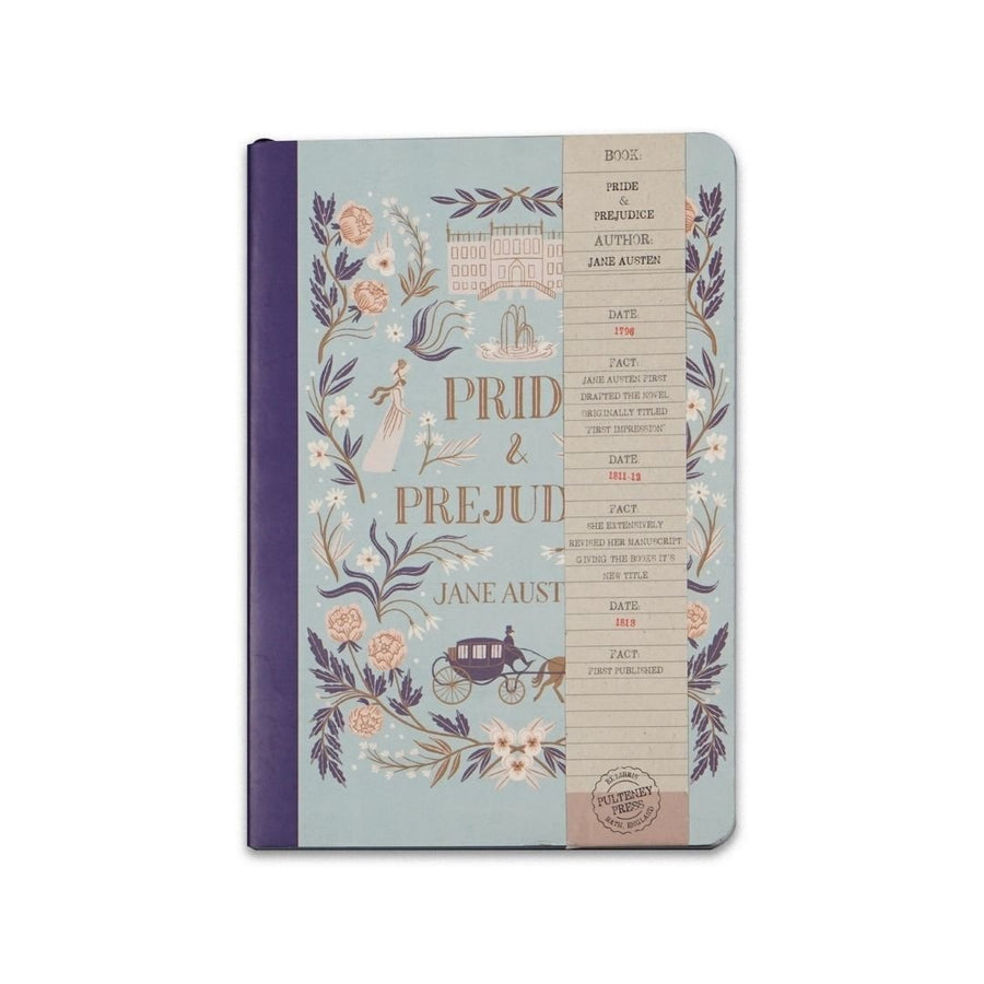 A5 Lined Softcover Notebook - Pride & Prejudice - Half Moon Bay