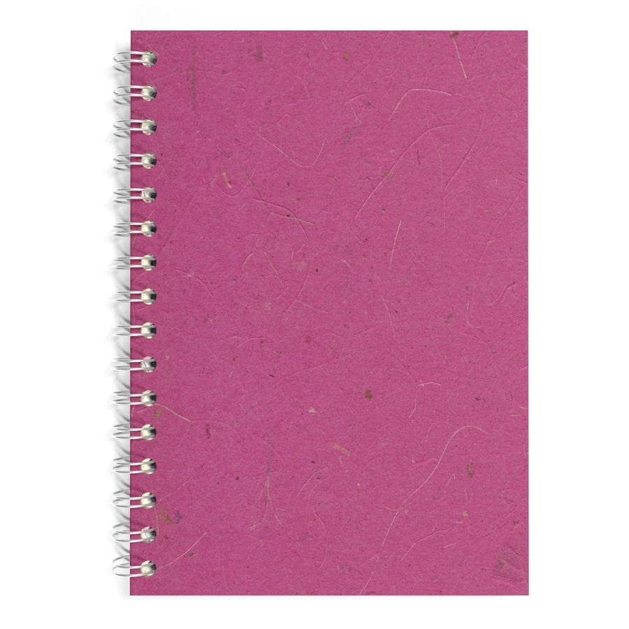 A5 Portrait Sketchbook 300gsm Watercolour Paper - Berry - Pink Pig