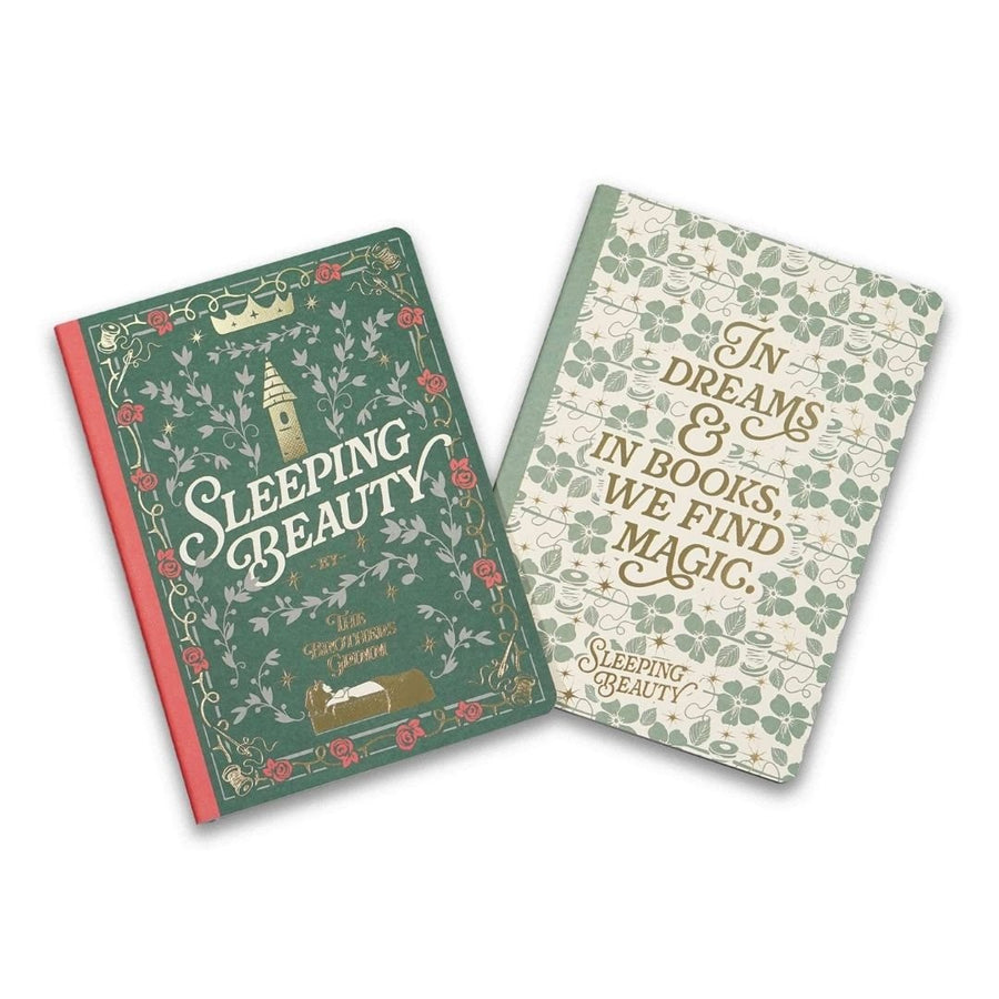 A5 Sleeping Beauty Lined Notebooks - Set of 2 - Half Moon Bay