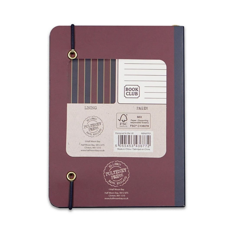 A6 Softcover Notebook - Book Club - Half Moon Bay
